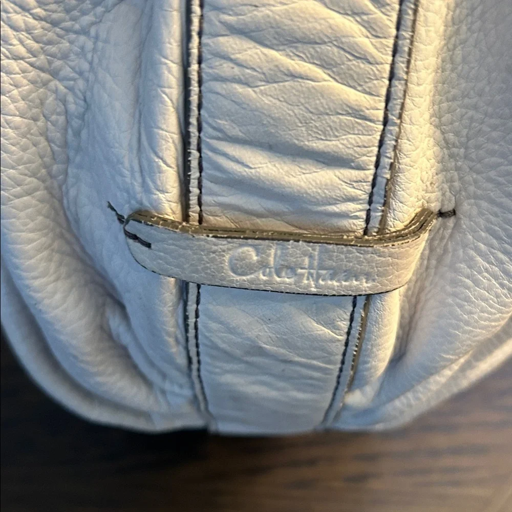 Cole Hann Cream/WhiteLeather Shoulder Bag